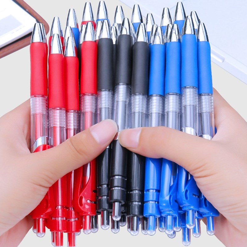 Stationery Office And School Supply Stores - Автоматическая гелевая ручка 0,5 мм, черные,