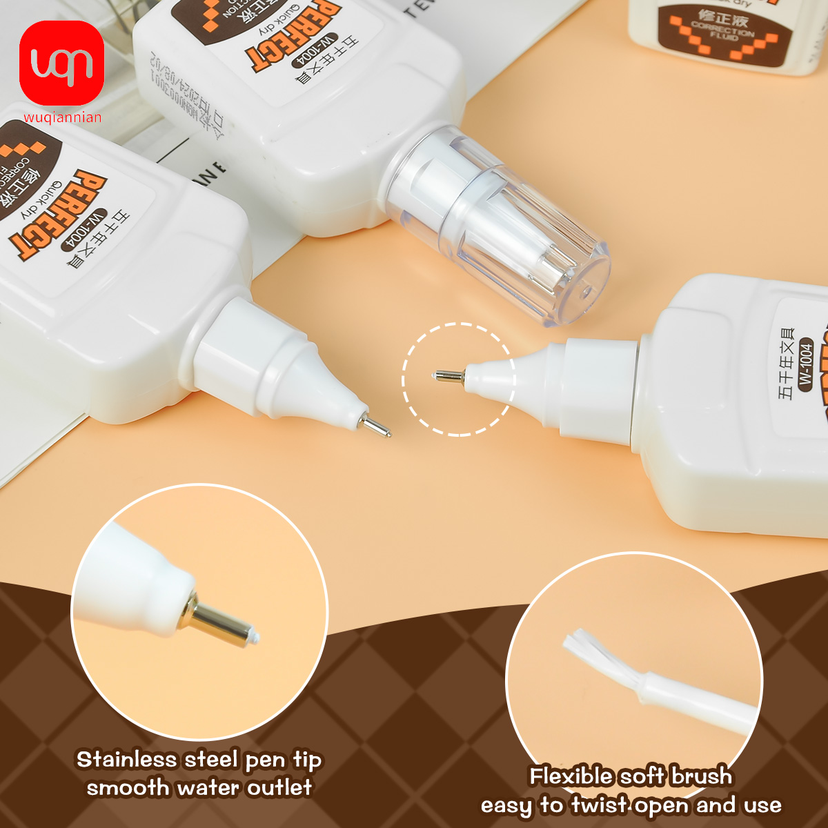 WQN-3/6/12PCS18 мл корректирую – обзор и цена Correction Fluid White