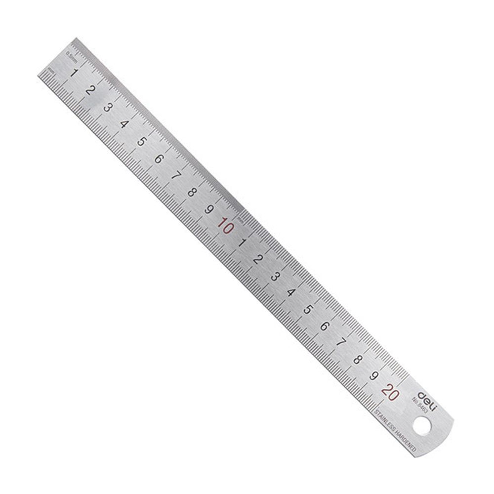 Deli 20 см металлическая пряма – обзор и цена Stationery Office And School Supply Stores