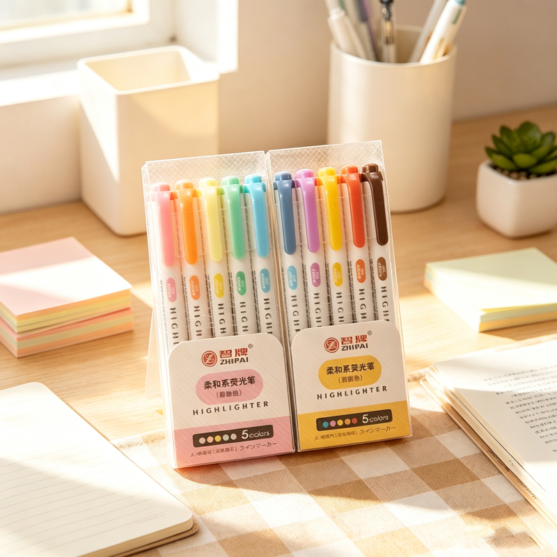 Набор из 5 цветных двусторонни – обзор и цена Highlighter Set Pastel