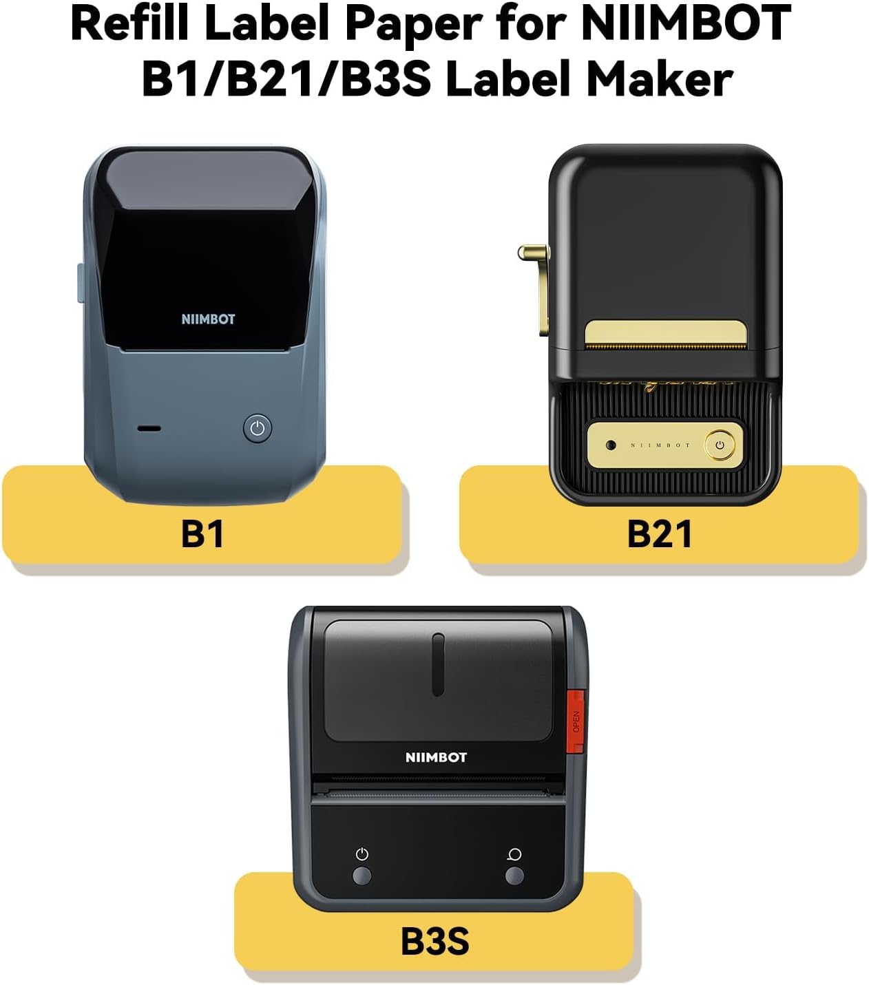 NiiMBOT B21 B1 B3S круглая нак – обзор и цена Label Printer Tape