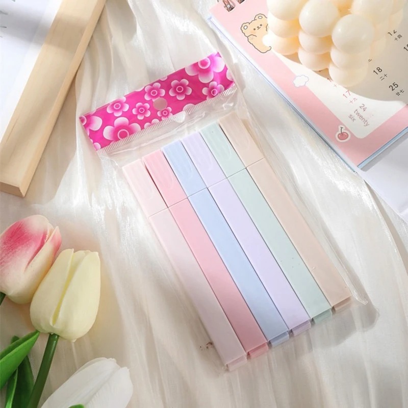 6 шт./компл. пастельный цветно – обзор и цена Highlighter Set Pastel