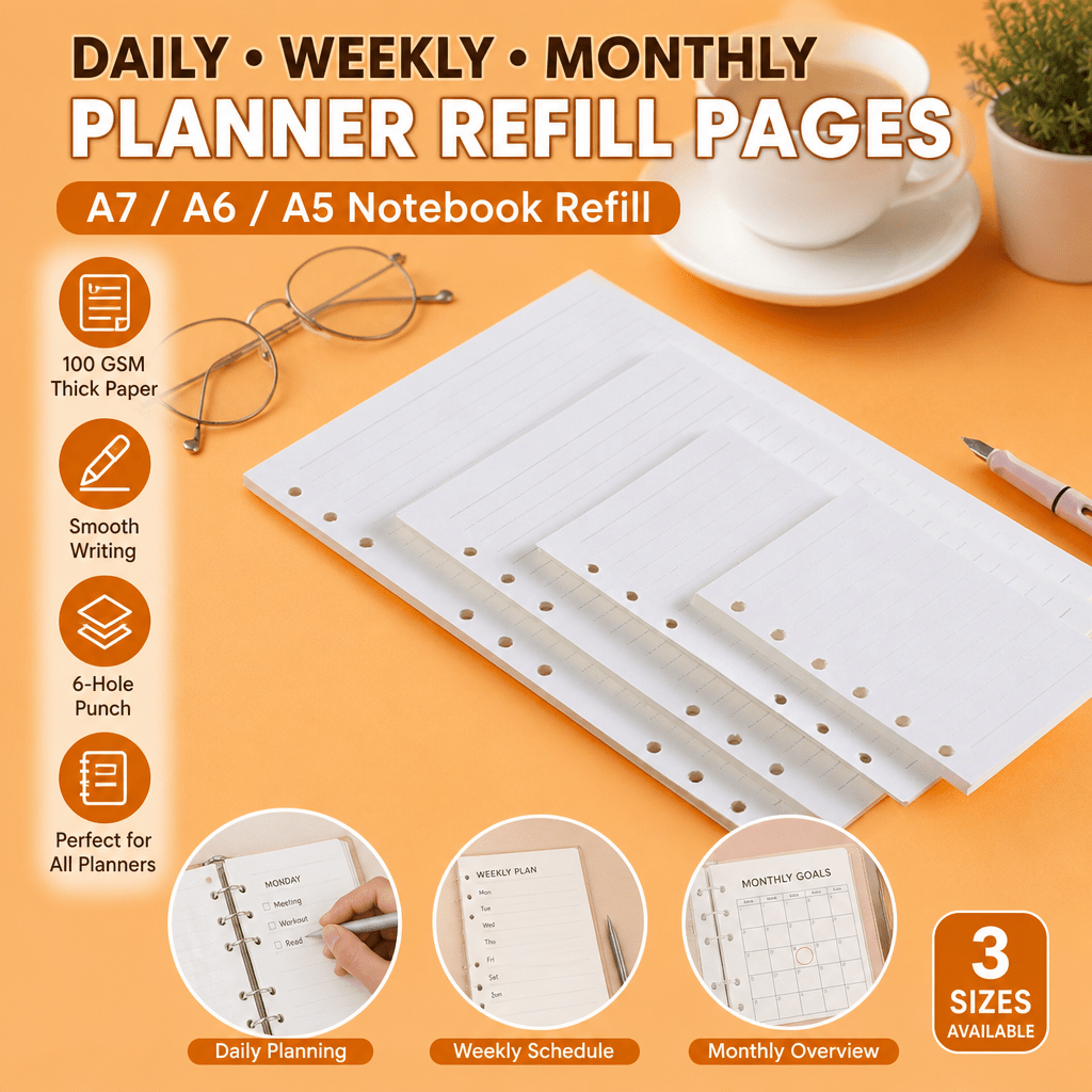 Сменные листы для планеров A5, – обзор и цена Notebook Dotted A5