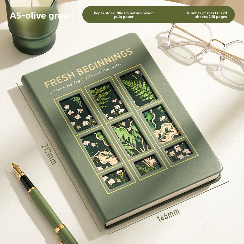 Дневник A5 с дизайном под витр – обзор и цена Notebook Dotted A5