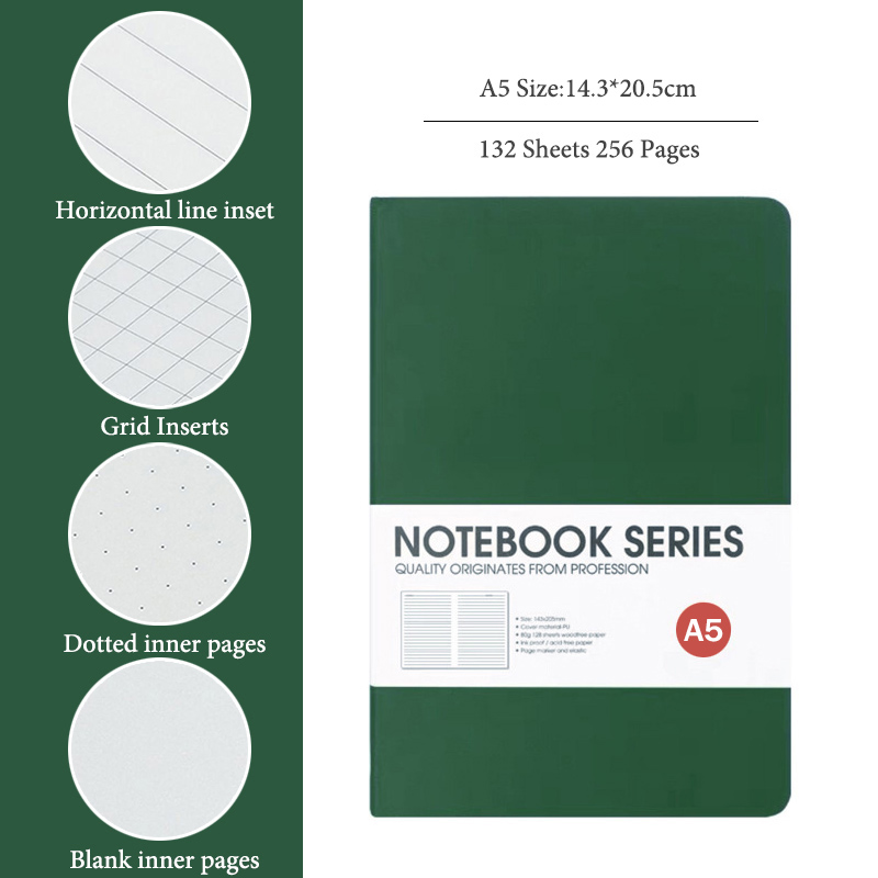 Блокноты А5, 4 типа внутренних – обзор и цена Notebook Dotted A5