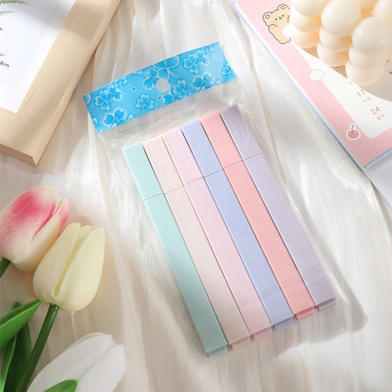 6 шт./компл. пастельный цветно – обзор и цена Highlighter Set Pastel